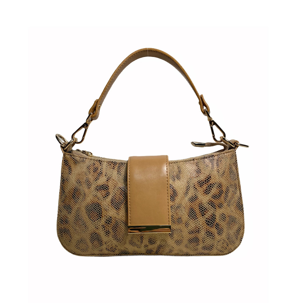 borsa cassia leopardata animalier cruelty animal free